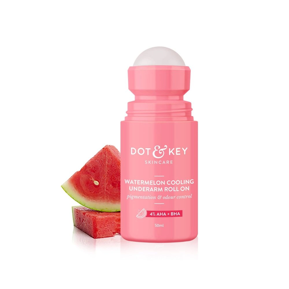 Dot & Key Watermelon Cooling Underarm Roll-On for Pigmentation and Odour control 50ml