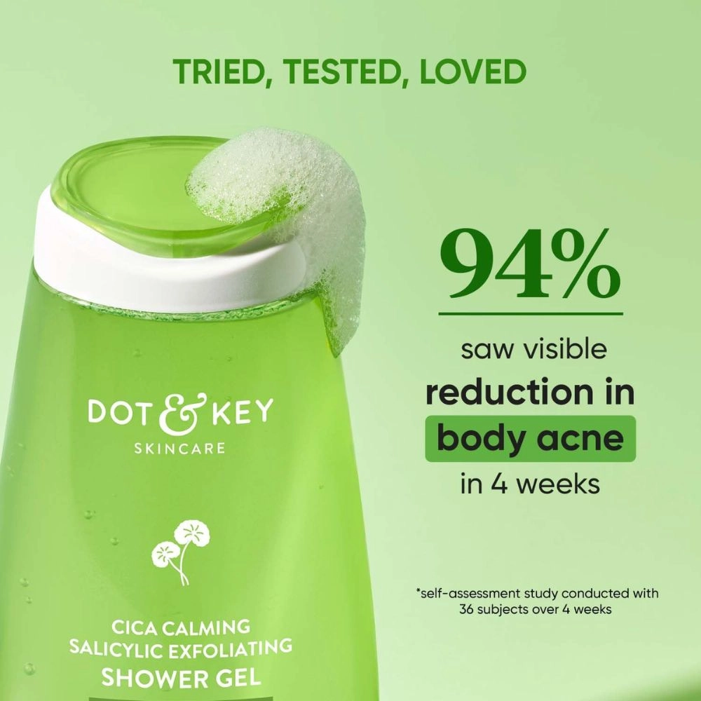 Dot & Key Cica + 1% Salicylic Exfoliating Shower Gel 250ml