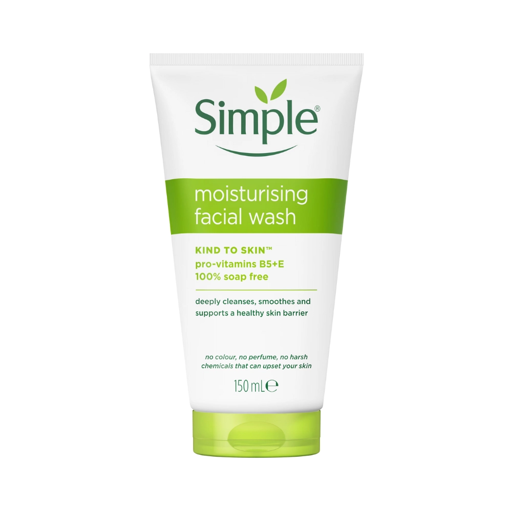 Simple Moisturising Facial Wash Kind to Skin 150ml