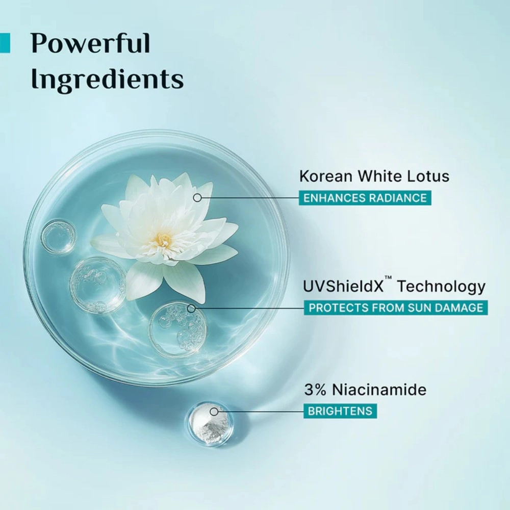 Pilgrim Korean White Lotus Tinted Sunscreen SPF 50+ PA++++ 50ml