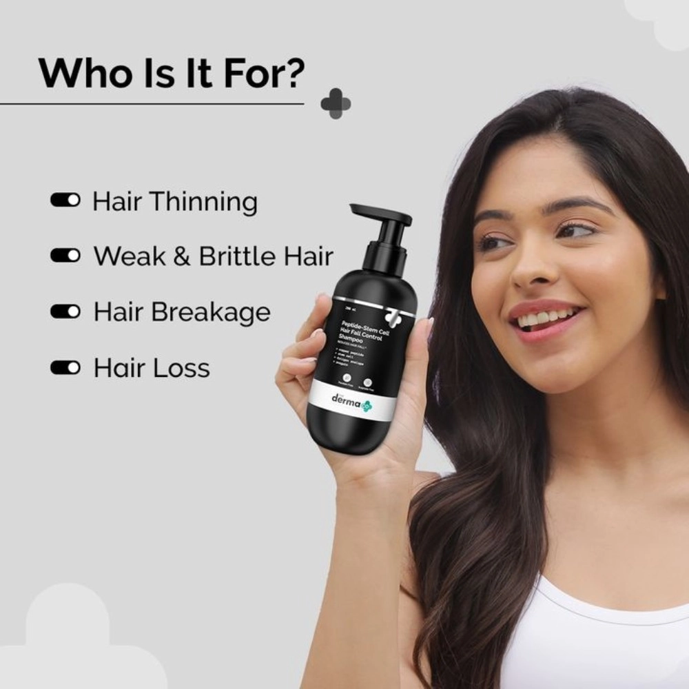 The Derma Co. Peptide-Stem Cell Hair Fall Control Shampoo 200ml