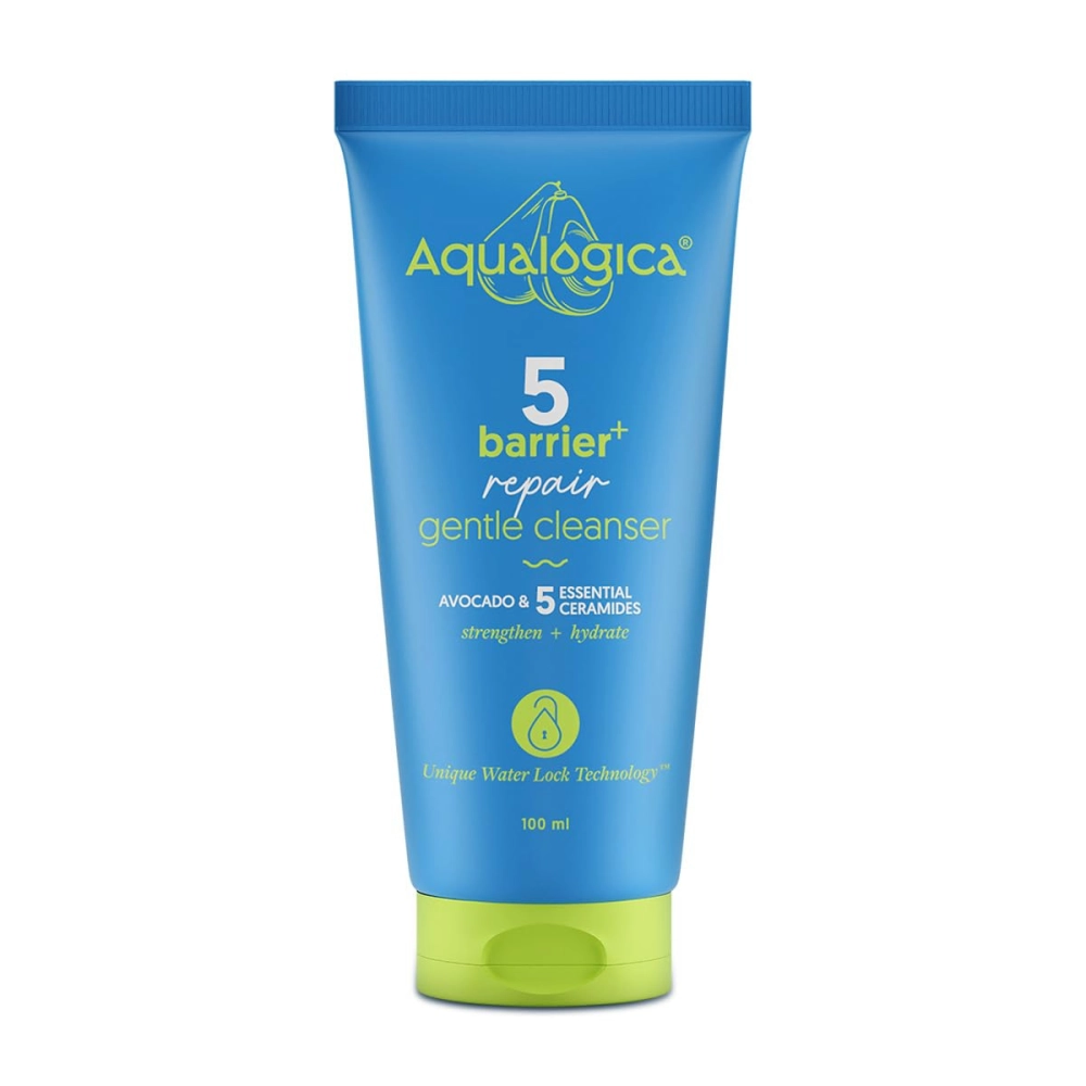 Aqualogica 5 Barrier+ Repair Gentle Face Cleanser with Avocado & 5 Essential Ceramides 100ml