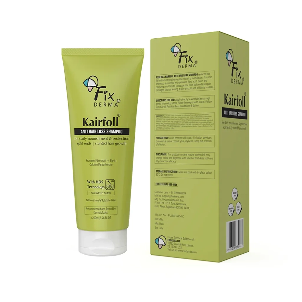 Fixderma Kairfoll Anti Hair Loss Shampoo - 200ml