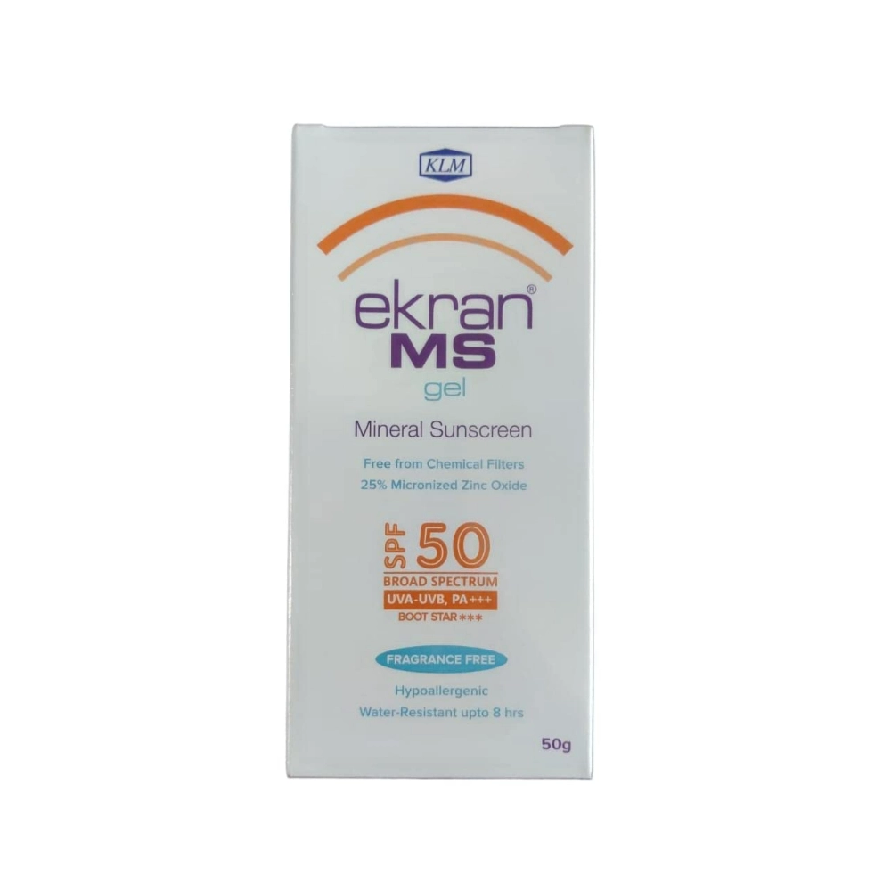 Ekran Ms Gel Mineral Sunscreen Spf 50 – 50ml