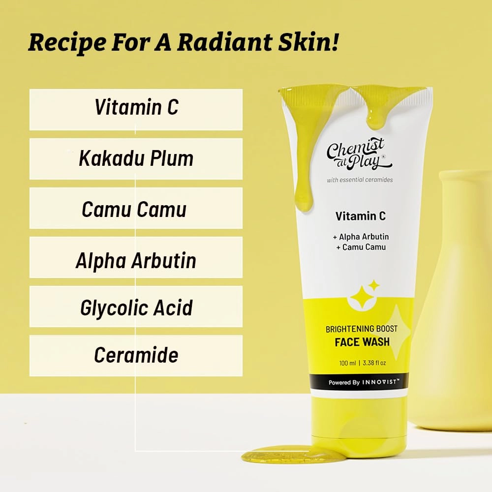 Chemist At Play Brightening Boost Face Wash 100ml