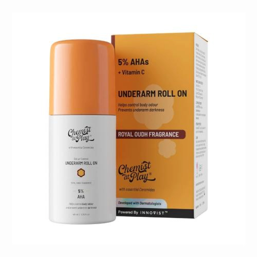 Chemist At Play Under Arm Roll On - Royal Oudh Fragrance - 40ml