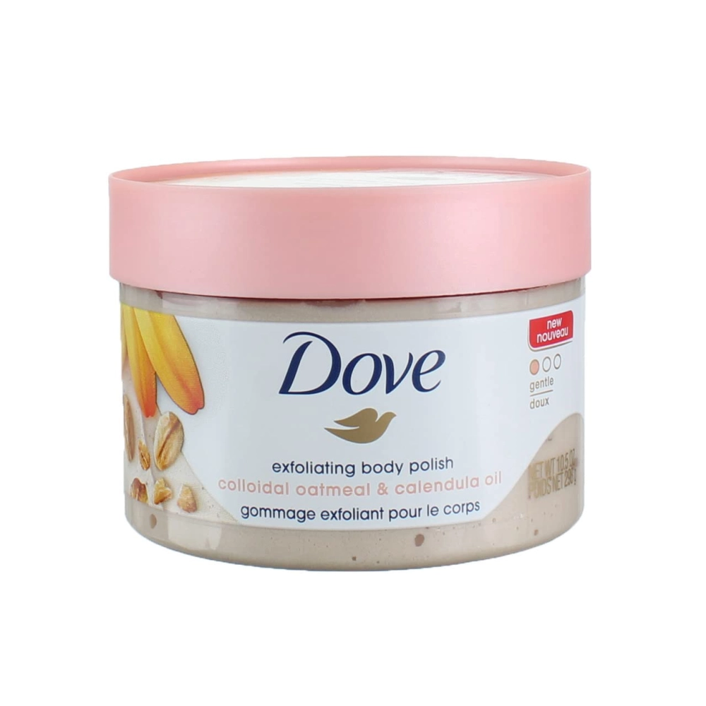 Dove Exfoliating Body Polish, Colloidal Oatmeal & Calendula oil - 298g