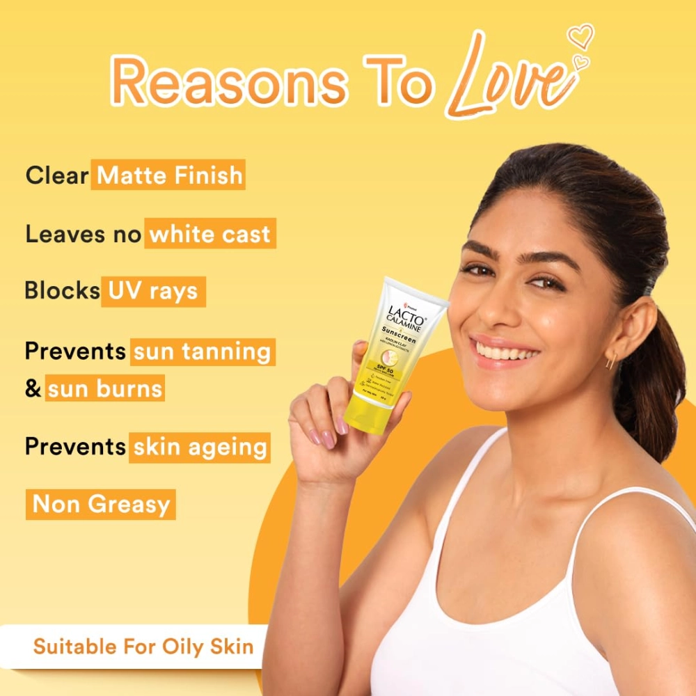 Lacto Calamine Sunscreen SPF 50 For Oily Skin - 50g