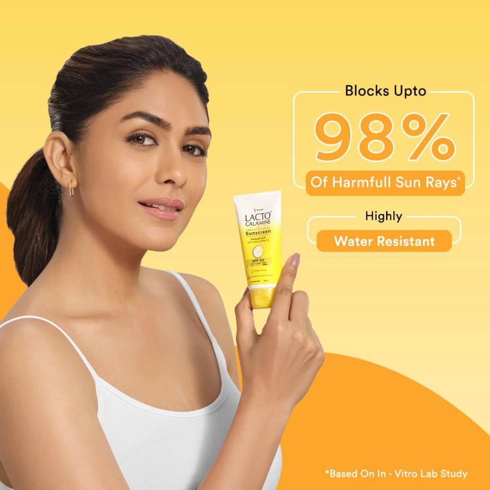 Lacto Calamine Sunscreen SPF 50 For Oily Skin - 50g