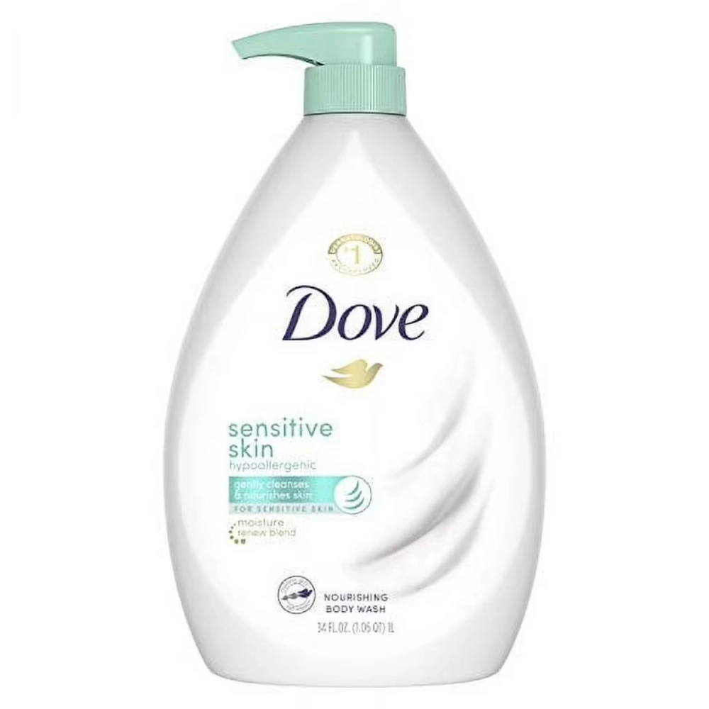 Dove Sensitive Skin Nourishing Body Wash 550ml